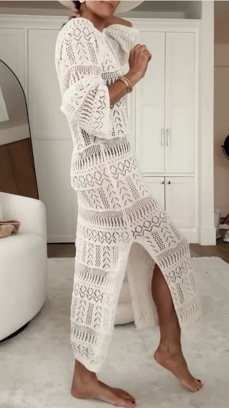 Vestido de malha para mulher 2025