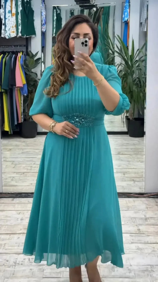 👗[S-5XL] Novo vestido da moda, design clássico, elegante e simples