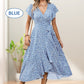 Vestido floral elegante para mulheres de verão